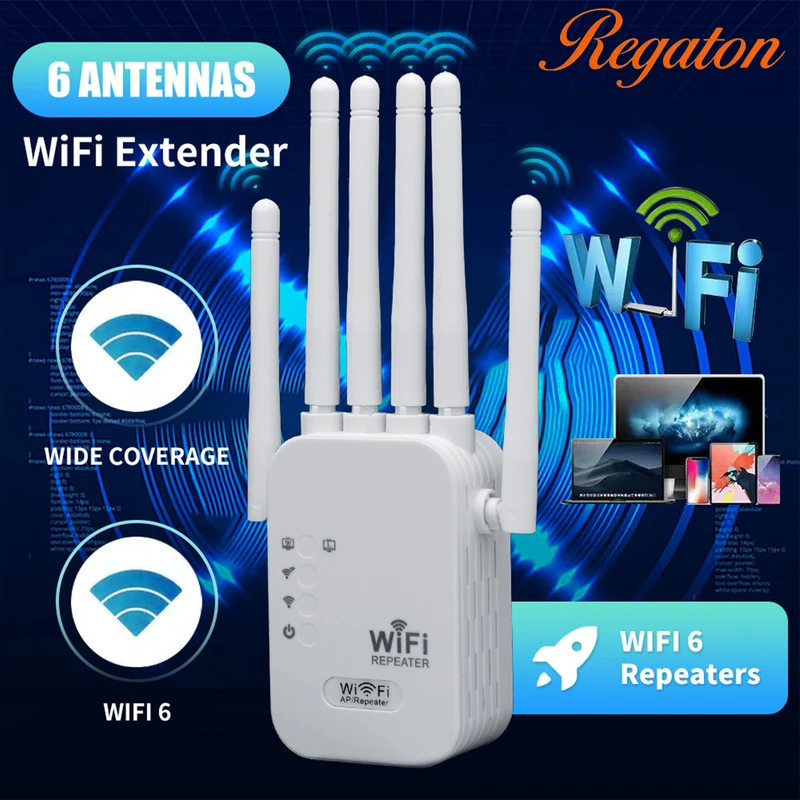 Wifi Range Extender - Penguat Sinyal WiFi Regaton 1200Mbps 5GHz,