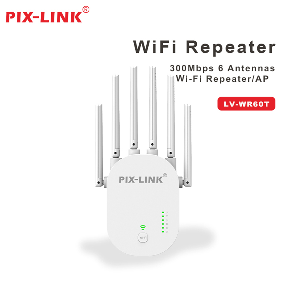 Wifi Range Extender - PIX-LINK WR60T WiFi Repeater 1200Mbps Router