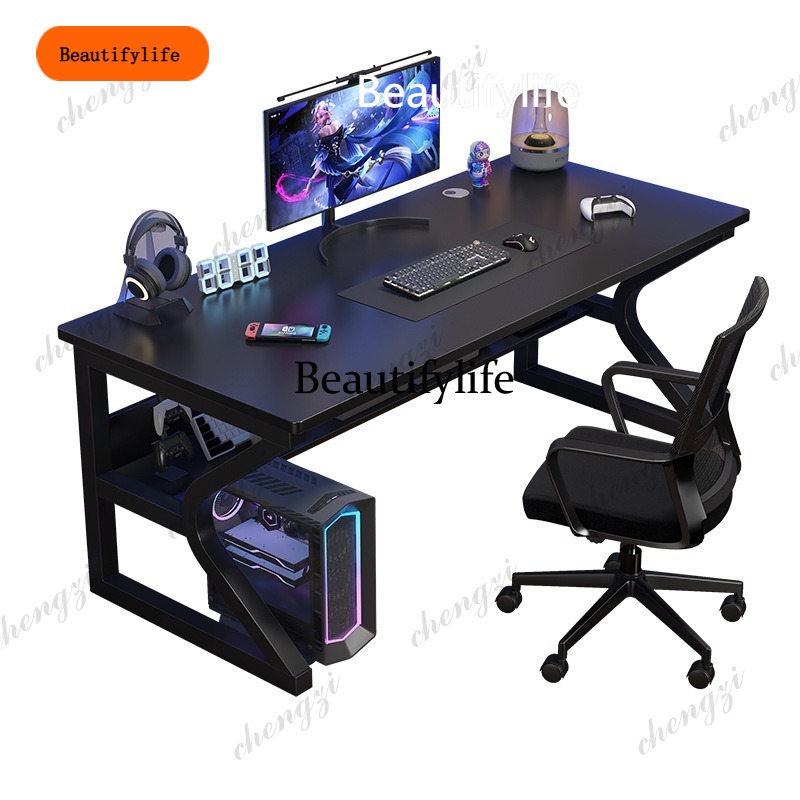 Office Tech Furniture - B567 Meja Komputer Modern Bergaya Teknologi
