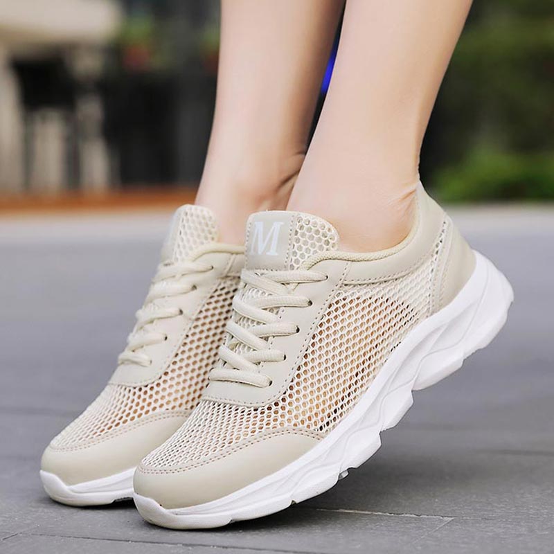 High Tech Office Room - Musim Panas Bernapas Sepatu Wanita Mesh