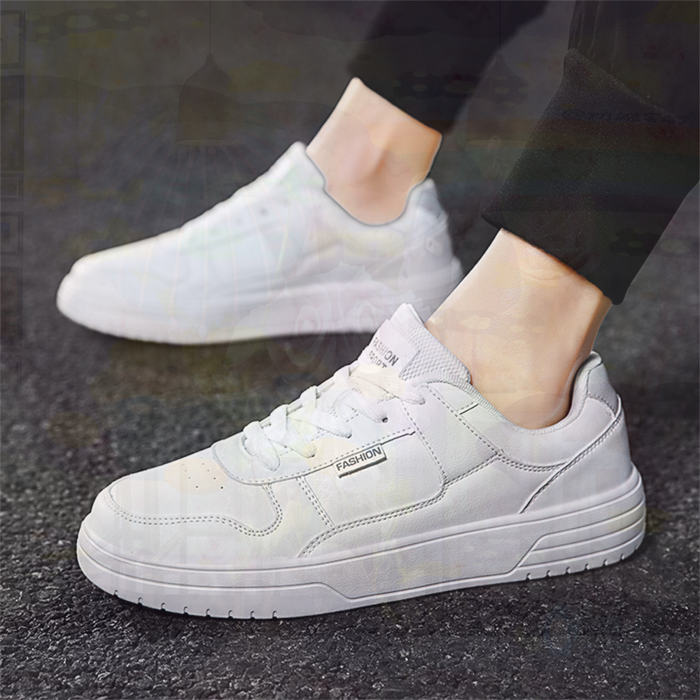 Office Tech Products - Sepatu Kulit PU dengan Dasi 41