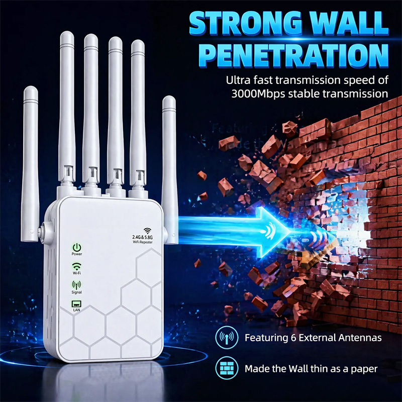 Wifi Range Extender - AX1800 WiFi 6 Extender Dual Band