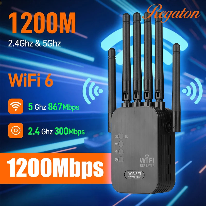 Wifi Range Extender - Penguat Sinyal WiFi 5G Nirkabel 1200Mbps