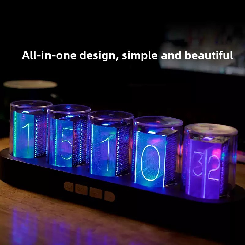 Tech Office Youtube - Jam LED Nixie Tube RGB untuk