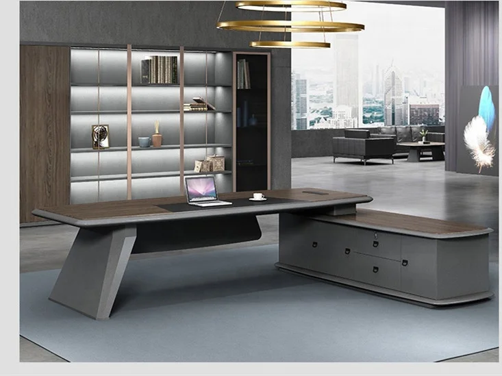 High Tech Office Room - Meja Kantor Eksekutif Mewah Berteknologi Tinggi
