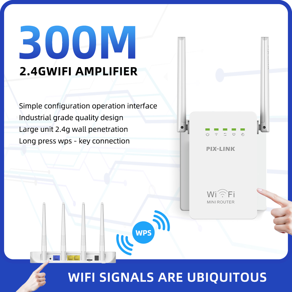 PIX-LINK WR02E Repeater WiFi N - Wifi Range Extender ulasan dan harga