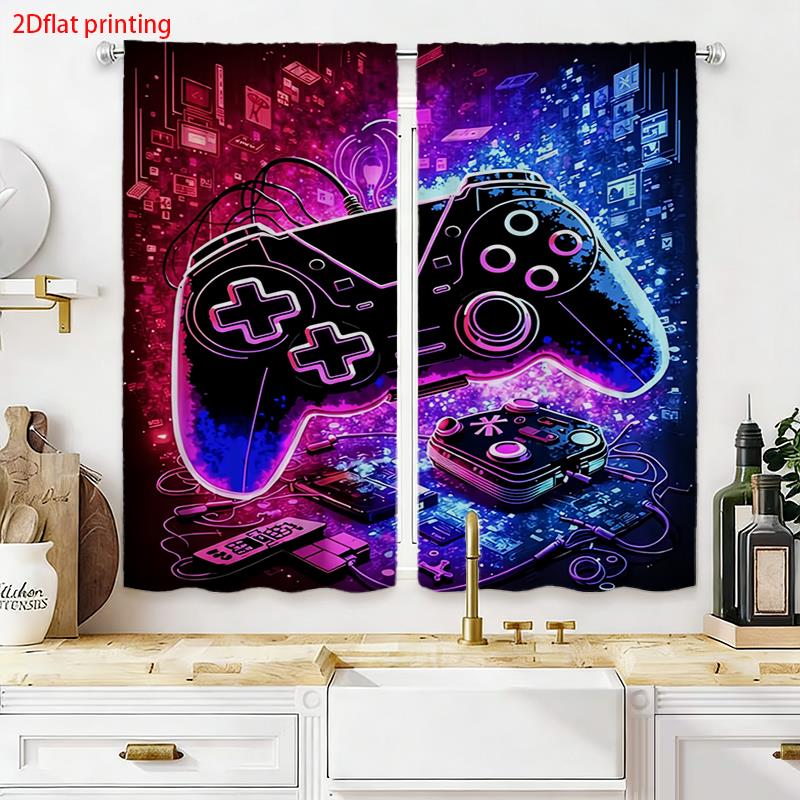 Tirai Neon Gaming Controller T - Tech Office Youtube ulasan dan harga