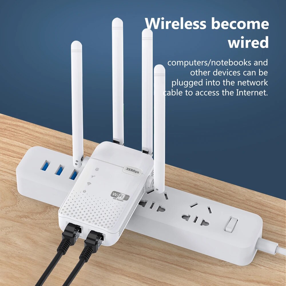 Penguat wi-fi nirkabel 300Mbps - Wifi Range Extender ulasan dan harga
