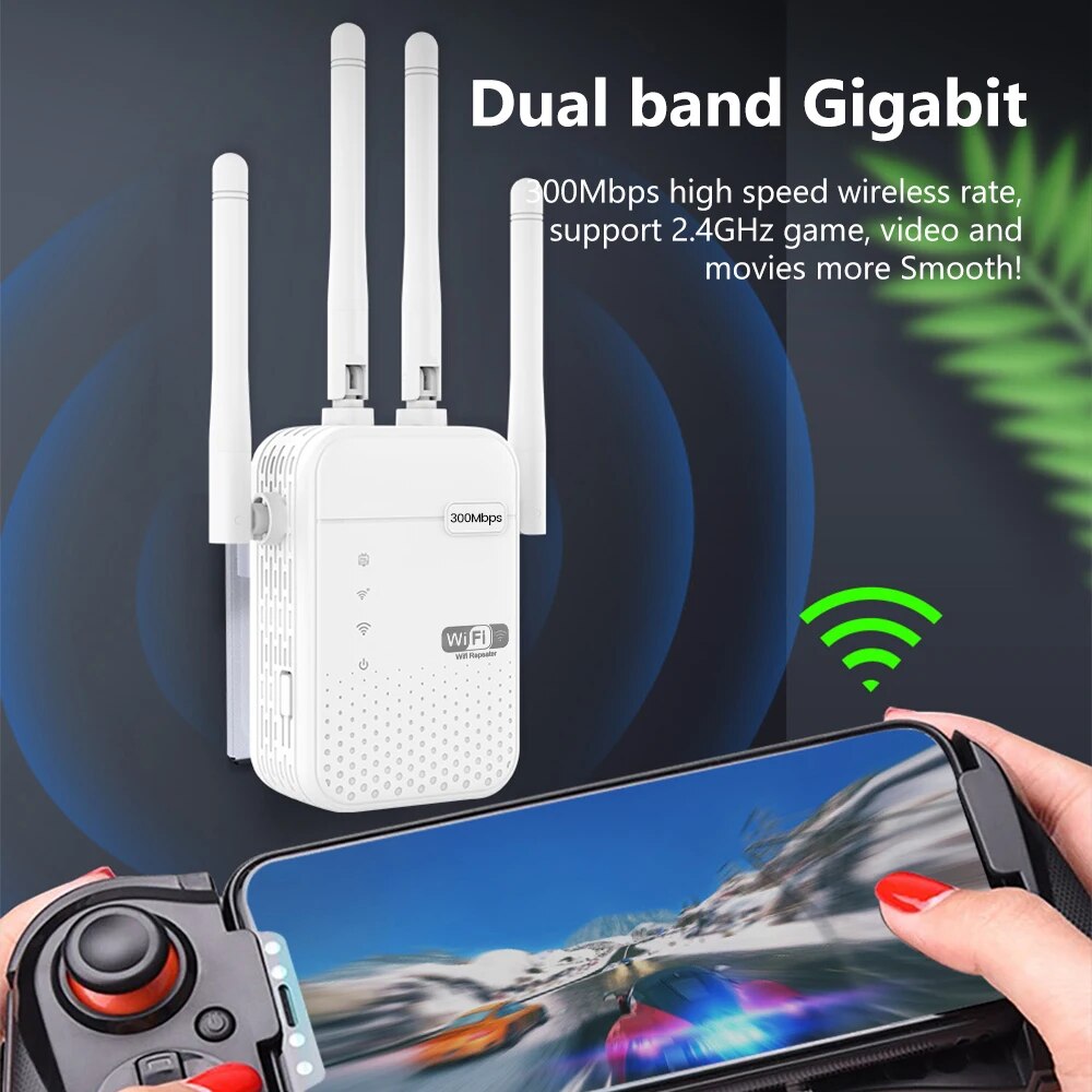 Penguat wi-fi nirkabel 300Mbps - Wifi Range Extender ulasan dan harga