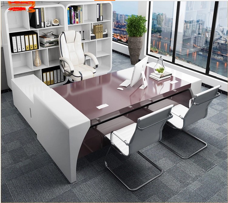 Meja Komputer Kantor Eksekutif - Office Tech Furniture ulasan dan harga