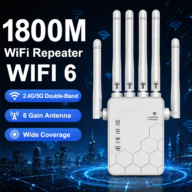 AX1800 WiFi 6 Extender Dual Ba - Wifi Range Extender ulasan dan harga