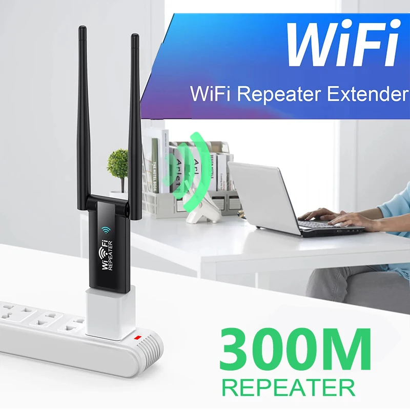 KEBIDUMEI 300Mbps USB Penguat  - Wifi Range Extender ulasan dan harga