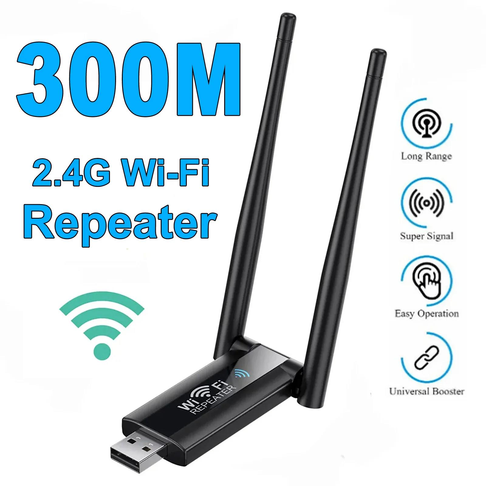 KEBIDUMEI 300Mbps USB Penguat  - Wifi Range Extender ulasan dan harga