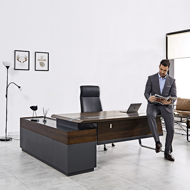 Desain Meja Kerja Kantor Kayu  - Office Tech Furniture ulasan dan harga