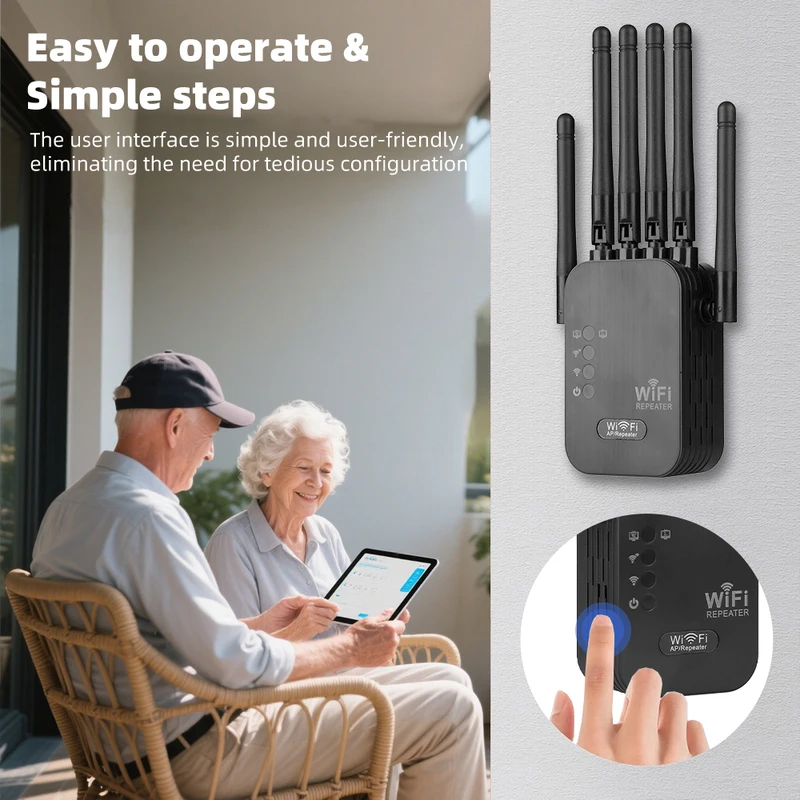 Penguat Sinyal WiFi 5G Nirkabe - Wifi Range Extender ulasan dan harga