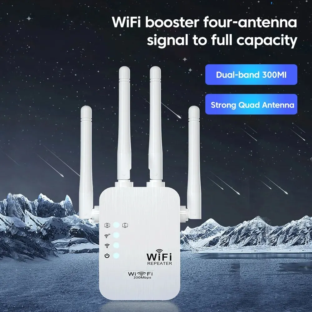 Pengulang WiFi Nirkabel 300Mbp - Wifi Range Extender ulasan dan harga