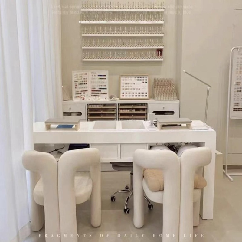 Meja Manikur Kursi Kecantikan  - Office Tech Furniture ulasan dan harga