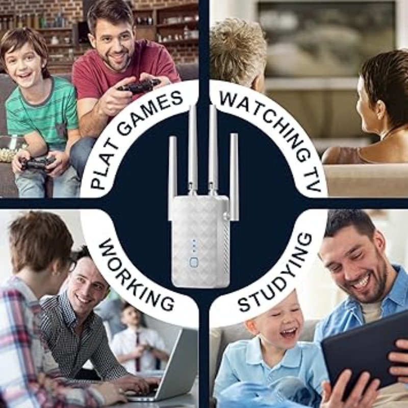 Pengulang WiFi 1200Mbps Nirkab - Wifi Range Extender ulasan dan harga