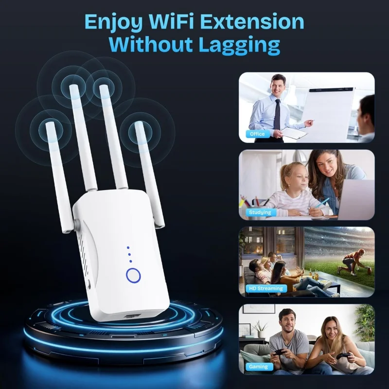 Pengulang WiFi Dual Band 2.4G/ - Wifi Range Extender ulasan dan harga