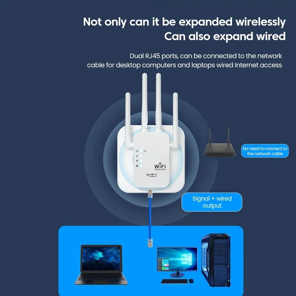 Penguat Sinyal WiFi Nirkabel 3 - Wifi Range Extender ulasan dan harga