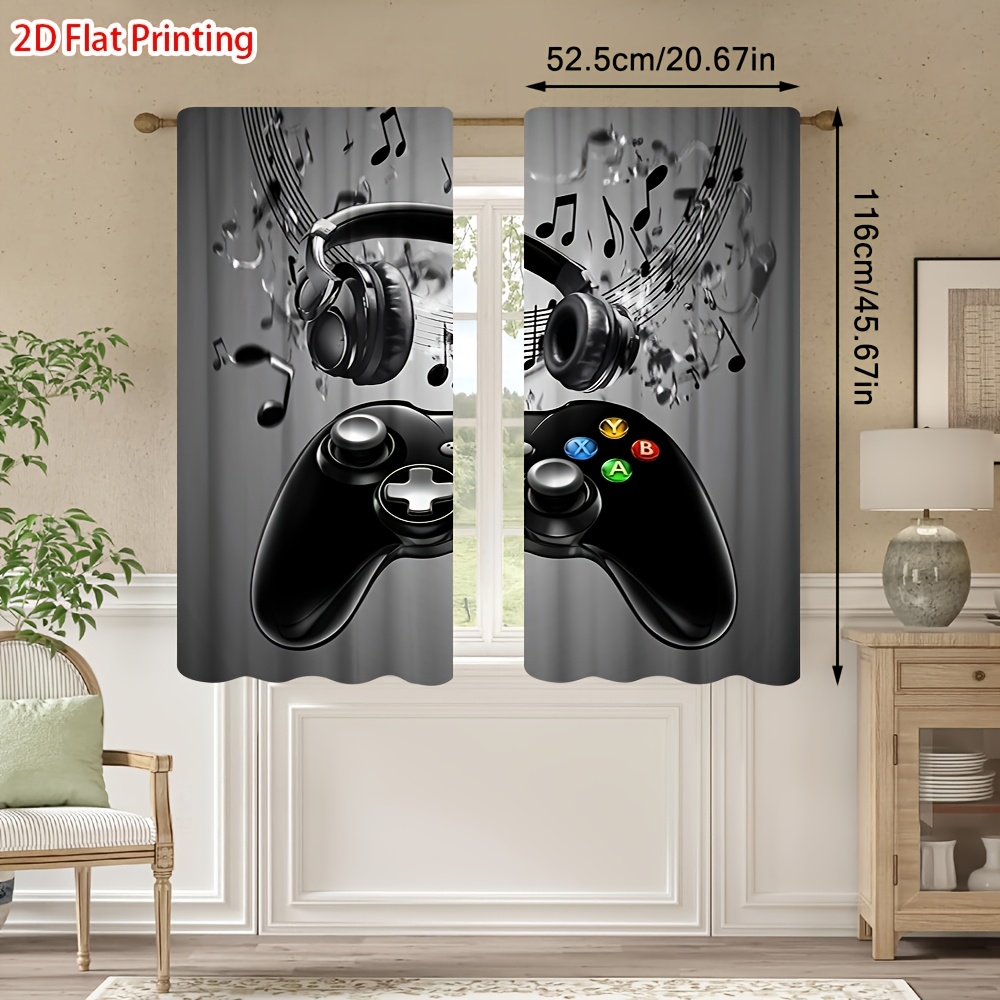 2 Buah Tirai Pengontrol Game H - Tech Office Youtube ulasan dan harga